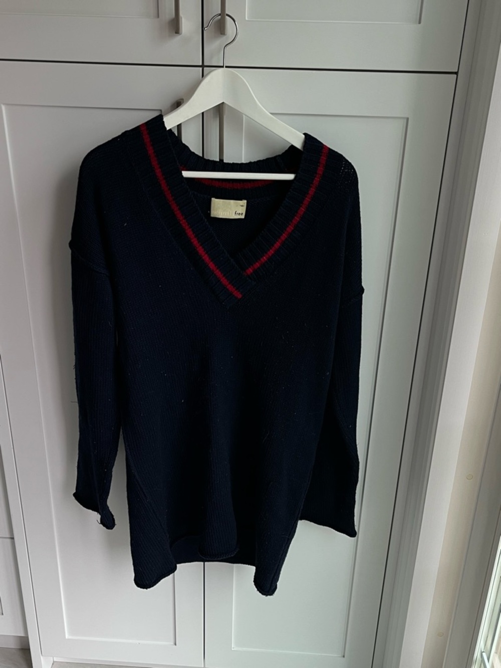 Aritzia Wilfred Free - 100% Merino Wool Varsity Style Sweater Dress